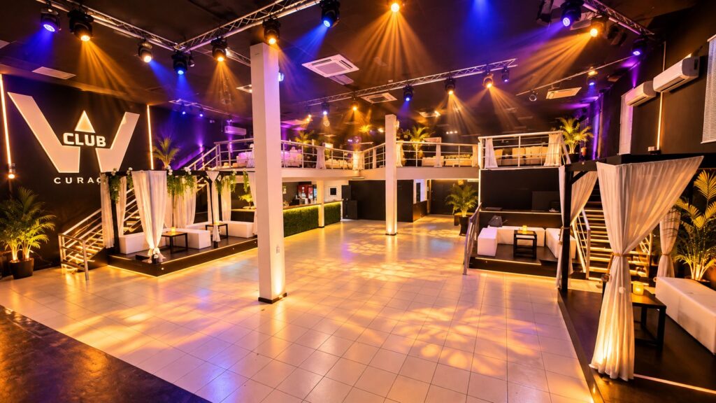 Privefeest in luxe discotheek op Curacao